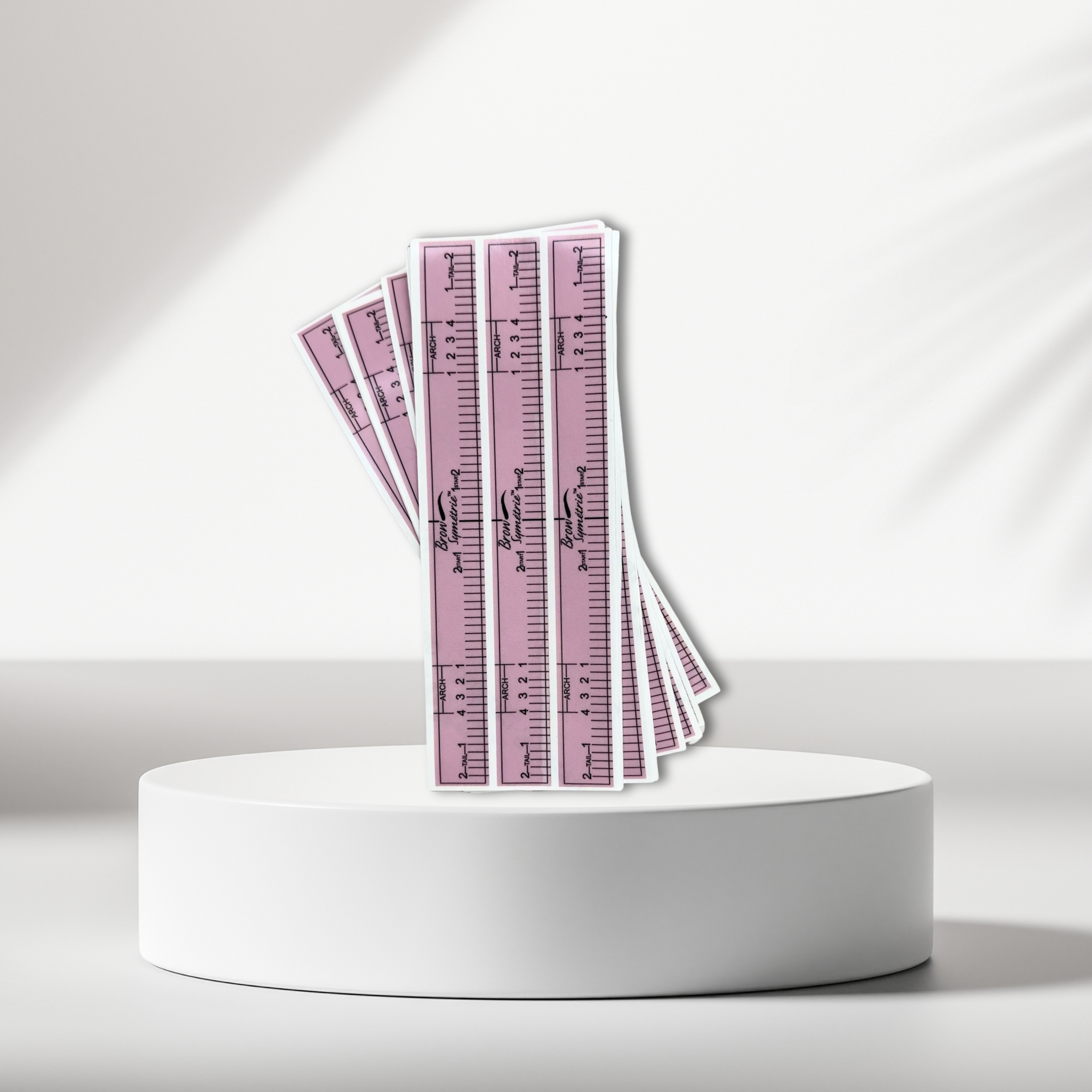 Straight Eyebrow Mapping Rulers – Pack of 30